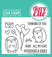 Avery Elle Clear Photopolymer Rubber Stamp Set - hedgehugs