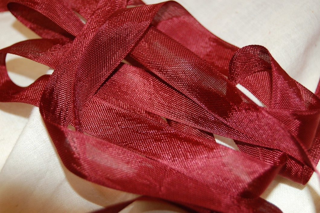 Bordeaux Vintage Seam Binding Ribbon