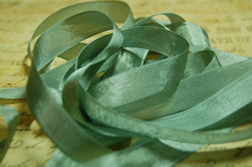 Sage Vintage Seam Binding Ribbon