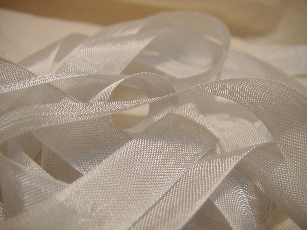 dove gray vintage seam binding ribbon