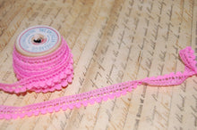 Load image into Gallery viewer, Pink Frosting Petite Pom Pom Trim
