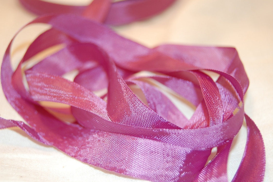 Vintage Seam Binding Ribbon Pansy Purple