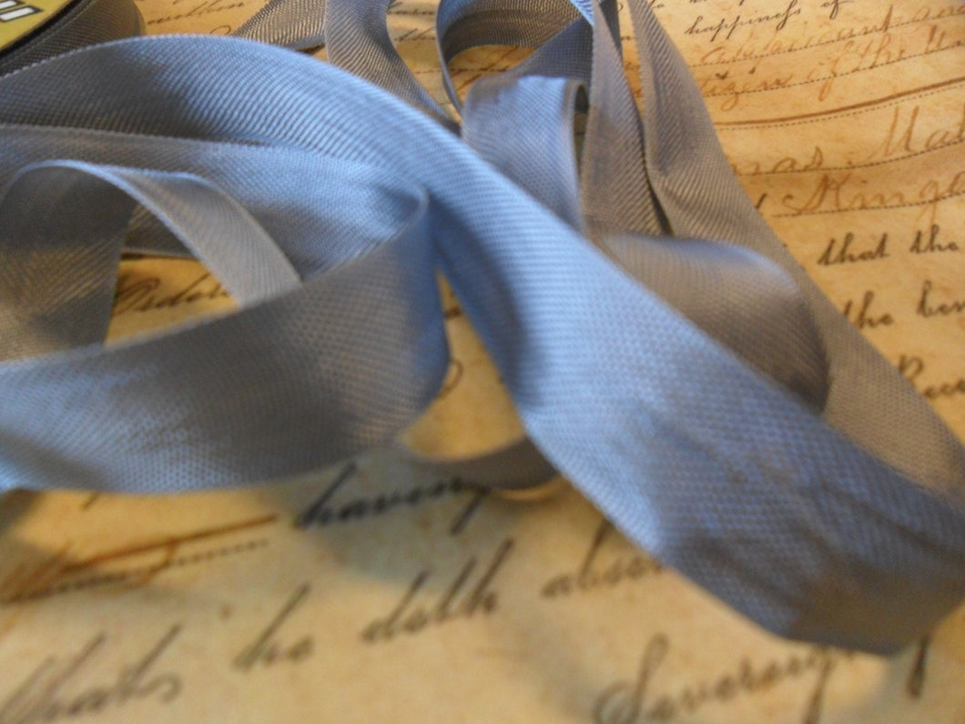 charcoal gray vintage seam binding ribbon