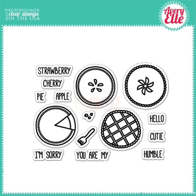 Avery Elle Clear Photopolymer Rubber Stamp Set - humble pie