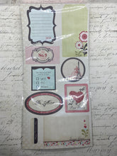 Load image into Gallery viewer, Pink Paislee Die Cut Punch Out Tags
