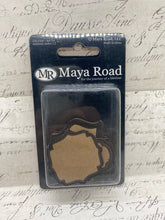 Load image into Gallery viewer, Maya Road Black on Kraft Jotter Tags
