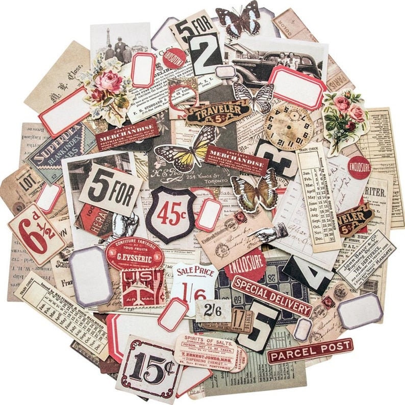 Tim Holtz Ideaology Snippets 111 pieces