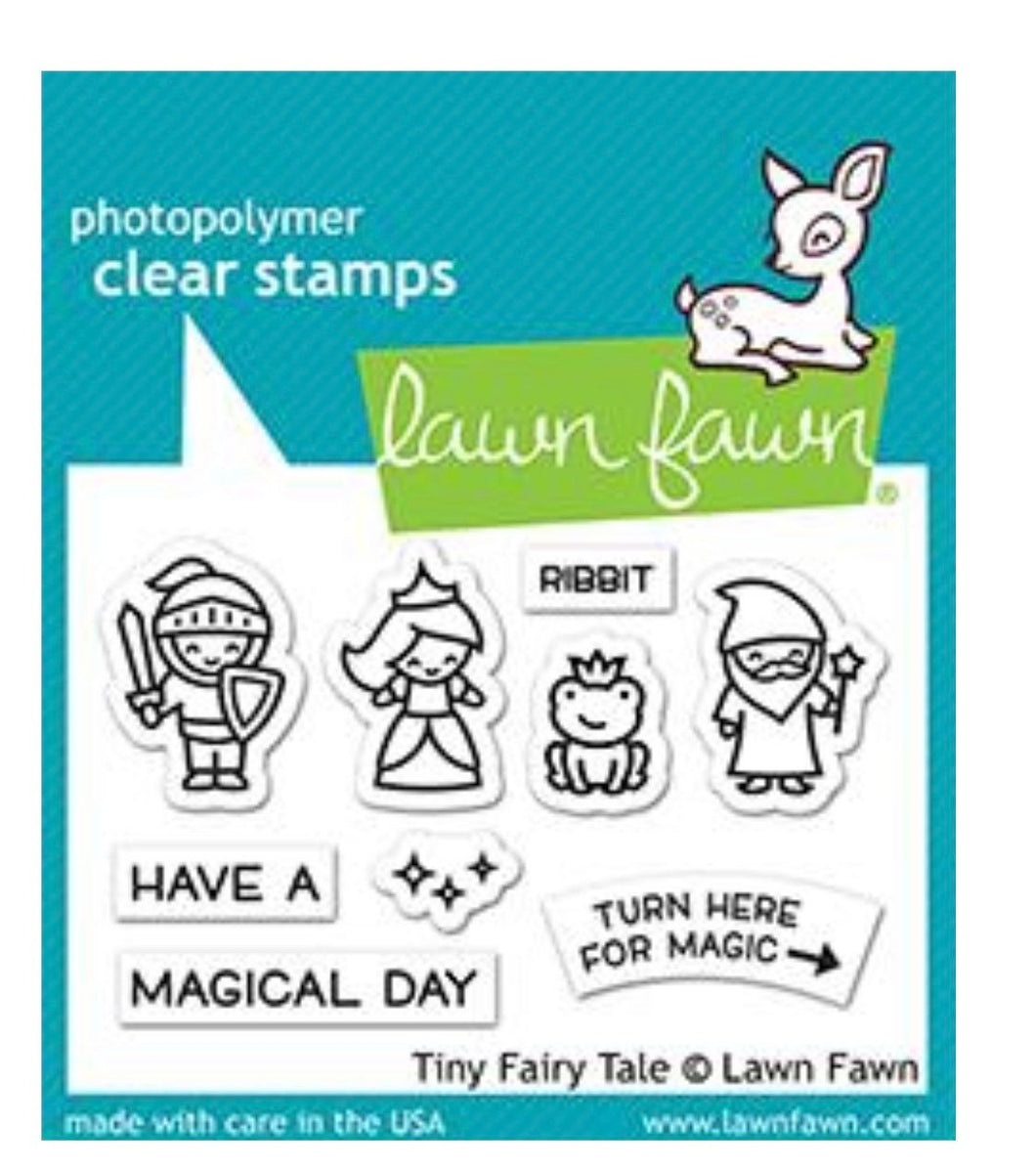 Lawn Fawn Clear Photopolymer Rubber Stamp set - Tiny Fairy Tale