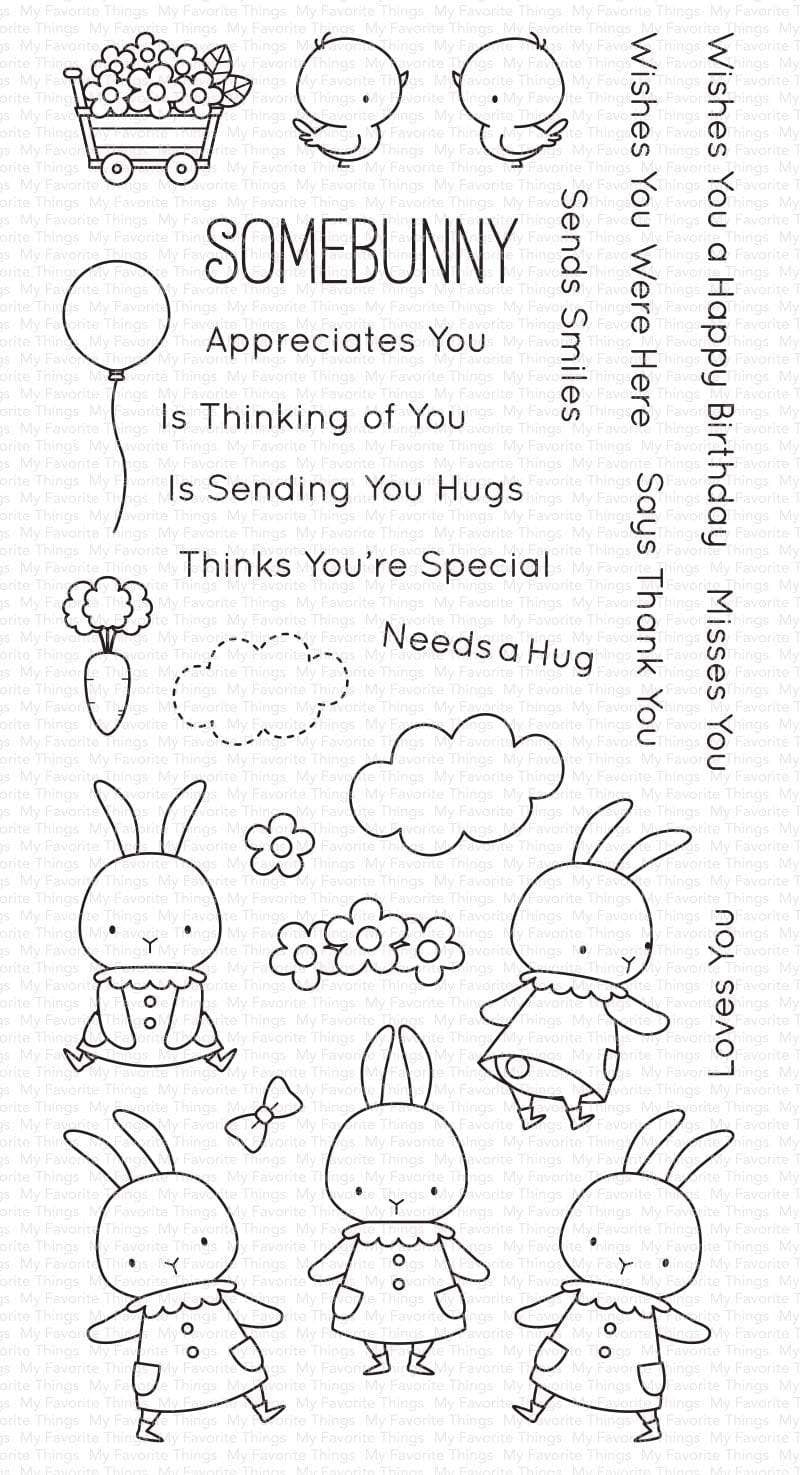 My Favorite Things Clear Rubber Stamp Set Somebunny