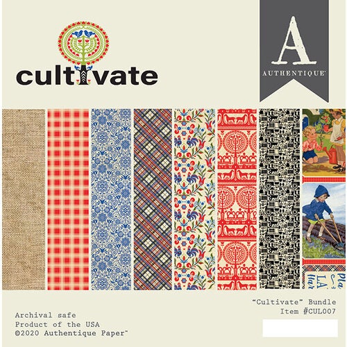 Authentique Cultivate 6x6 paper pad stack bundle  Dutch Theme