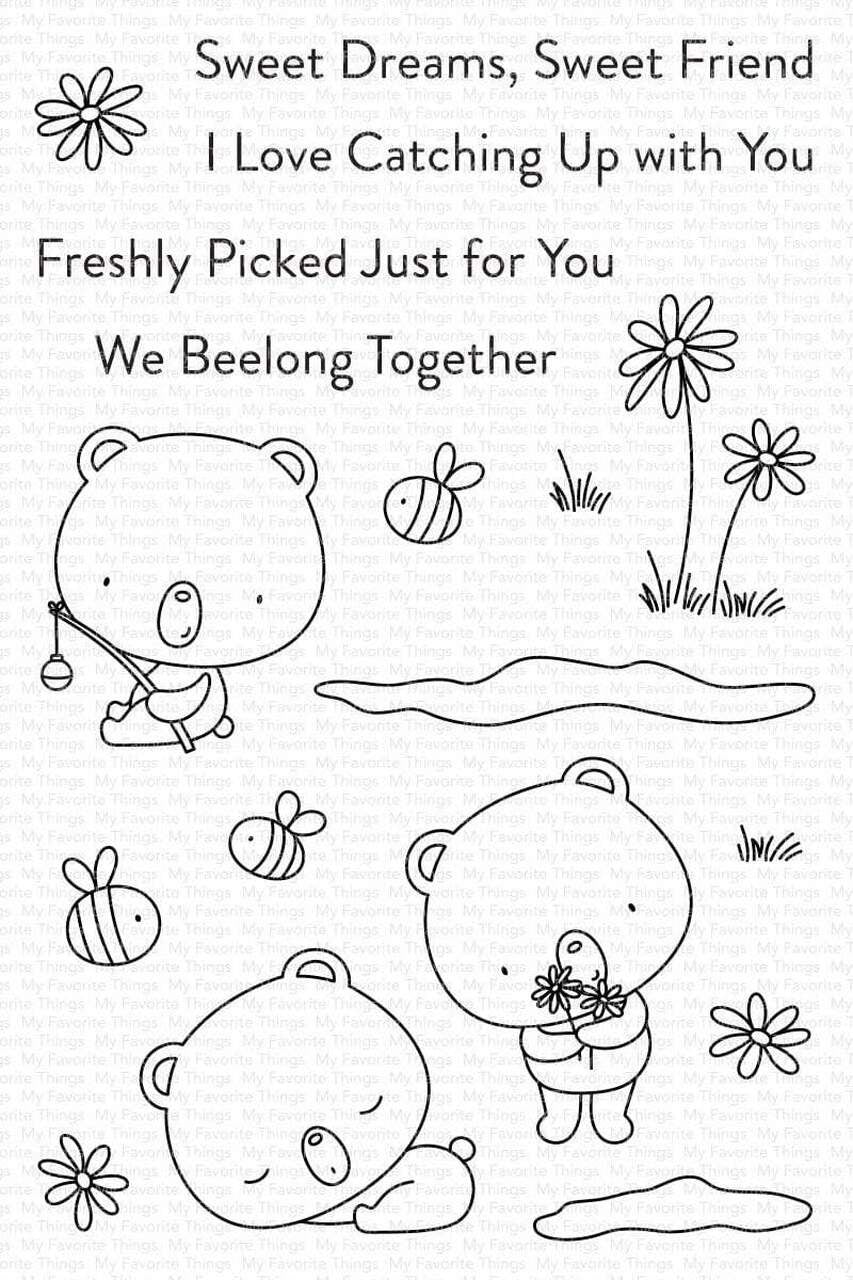 My Favorite Things Clear Rubber Stamp Set We Beelong