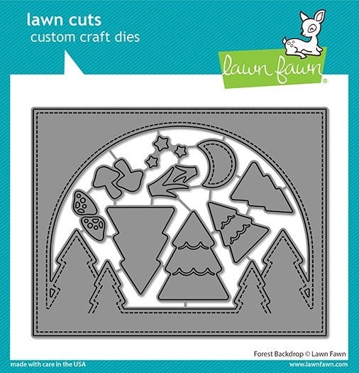 Lawn Fawn: Lawn Cuts Custom Craft Dies - Forest Back drop