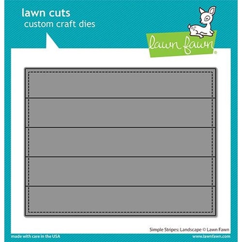 Lawn Fawn: Lawn Cuts Custom Craft Dies - Simply Stripes Horizontal