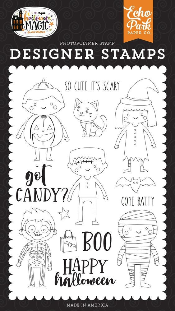 Echo Park Clear Stamps Halloween Got Candy