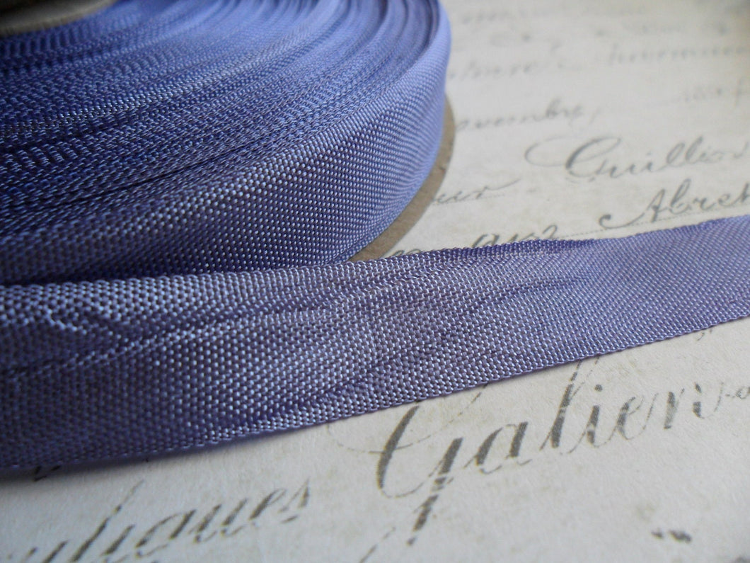 Periwinkle Vintage Seam Binding Ribbon