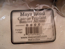 Load image into Gallery viewer, Maya Road  Canvas Pendant Coaster Album 6 pages
