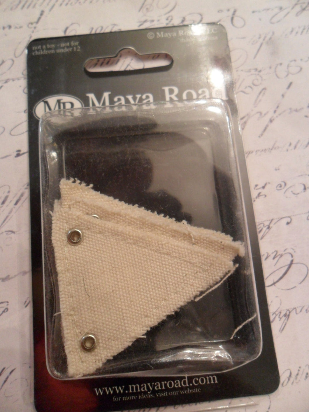 Maya Road Mini Triangle Tags Banner Canvas Pieces 10