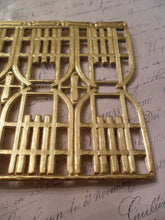 Load image into Gallery viewer, 5 Gold Foil German Scrap 3D sleds approx 3 inches long
