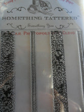 Load image into Gallery viewer, Something Tattered Vintage Style French Wallpaper Stripe Clear Cling Rubber Stamp
