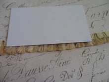 Load image into Gallery viewer, Cream and Fawn Fringe Brush Trim with irridescent sparkle, approx 1/2 inch wide
