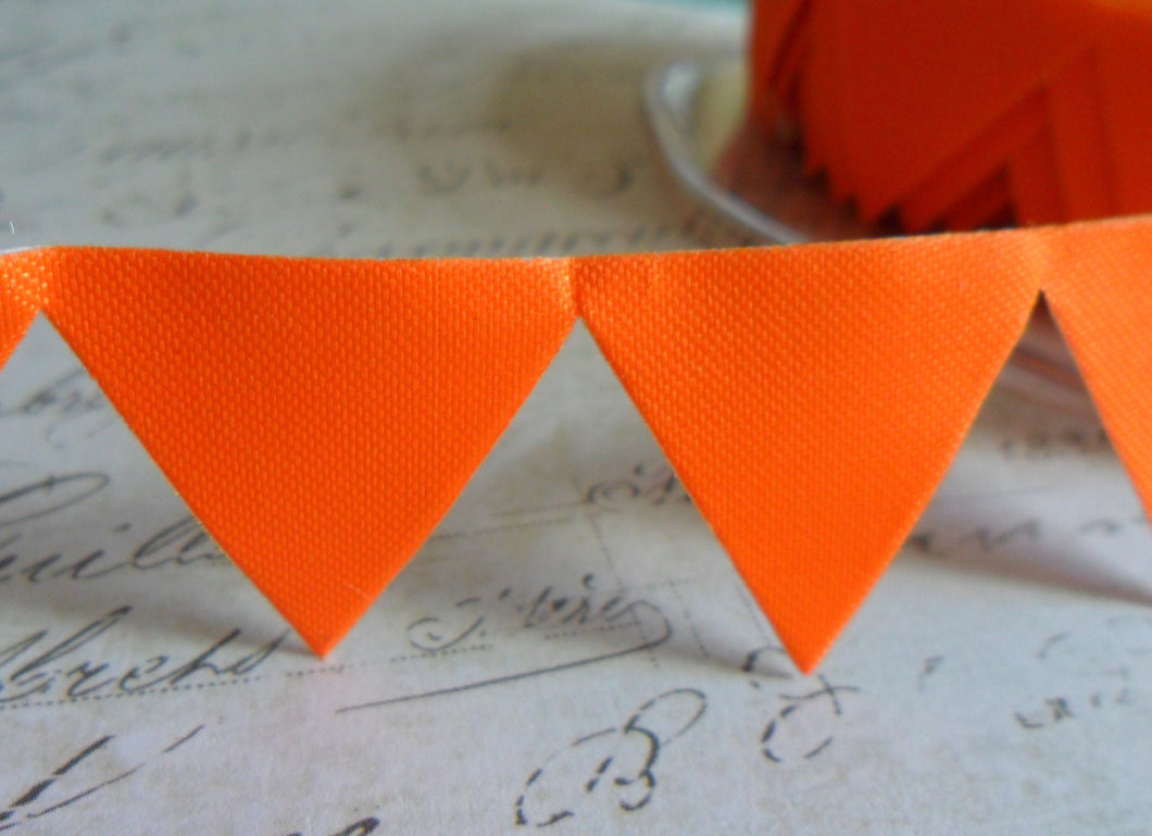 Orange Flag Banner - Self Adhesive Border Trim, approx 1