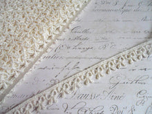 Load image into Gallery viewer, Beautiful Bows Ivory Venise Lace Trim - Approx 5/8 inch wide
