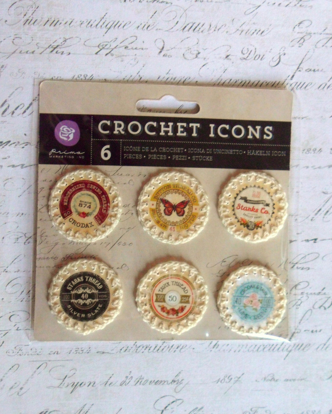 Prima: Crochet Icons - 6 Piece Set