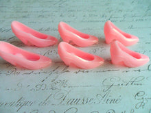 Load image into Gallery viewer, Pink Cinderella Style Plastic Shoes, Set of 6
