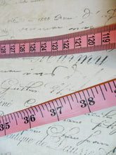 Load image into Gallery viewer, Maya Road: Vintage Tape Measure - Pink - Numbered 1-60 Inches &amp; 1-150 CM
